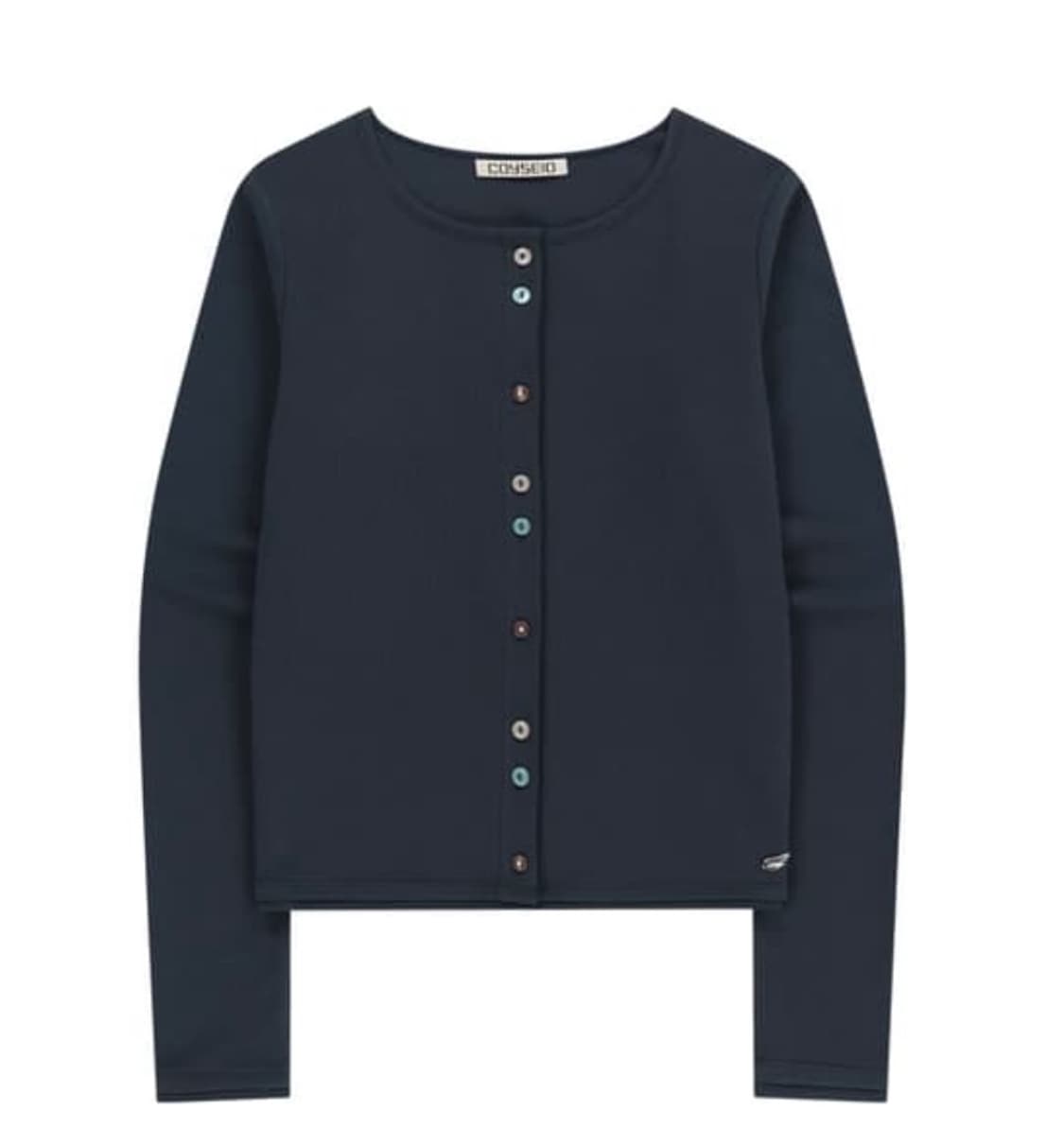 (사용감있음) 코이세이오 로우 엣지 가디건 네이비 상품이미지1