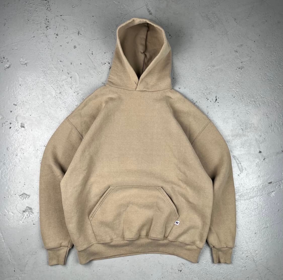 러셀 후드티 탄 색상 상품이미지2