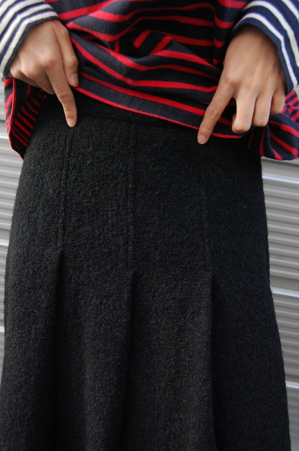 Wool pleats Skirt 상품이미지1