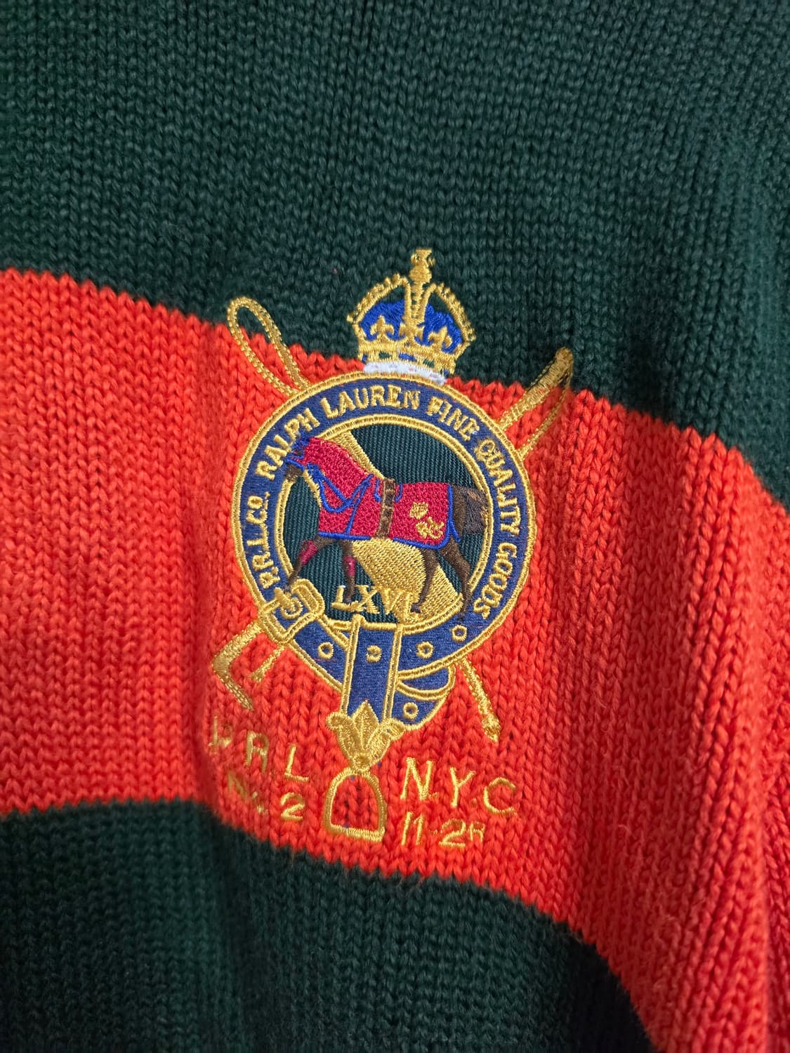 폴로 랄프로렌 하프 집업 니트M 상품이미지3