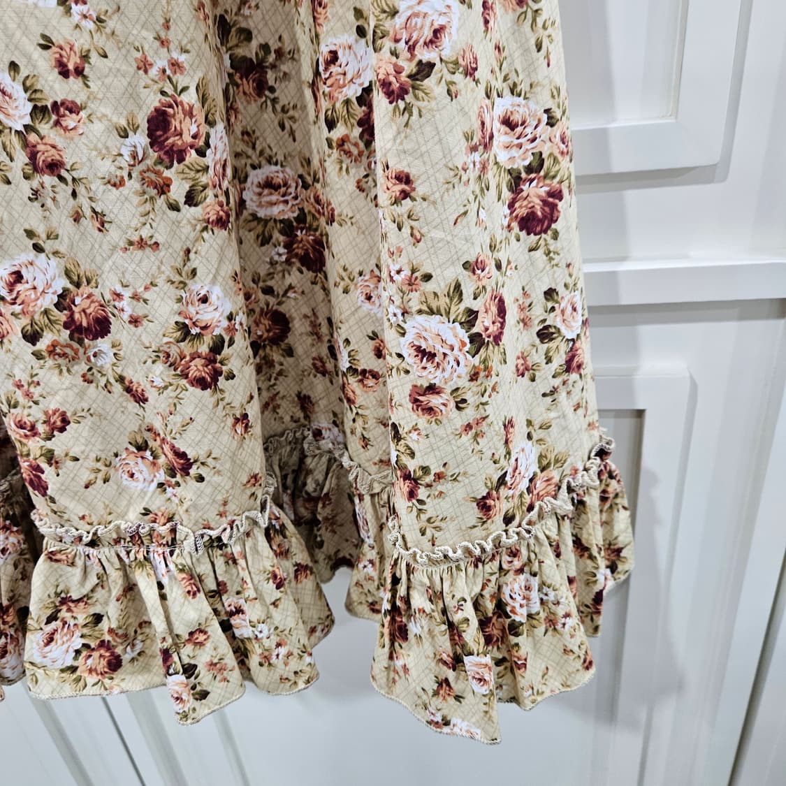 로즈 플라워 레이스 카라  원피스 상품이미지5