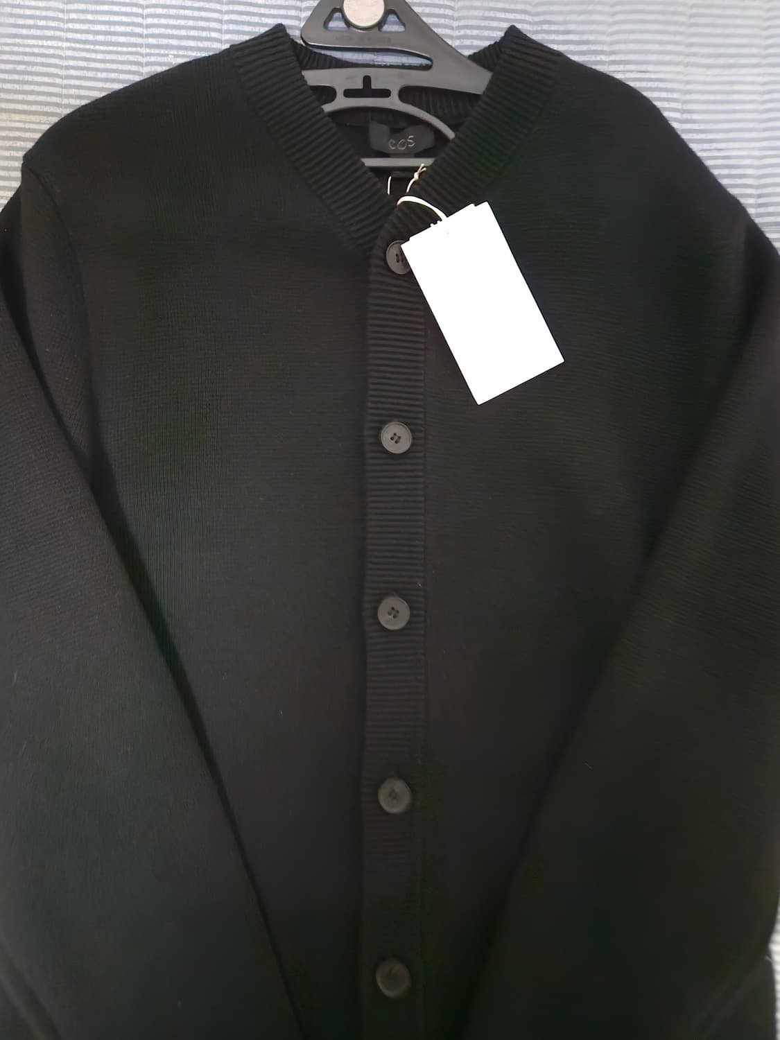 cos 코스 레귤러핏 가디건 블랙 상품이미지1