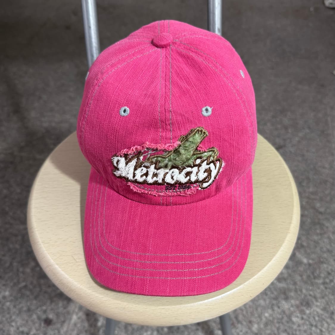 메트로시티 빈티지 로고 볼캡 상품이미지2