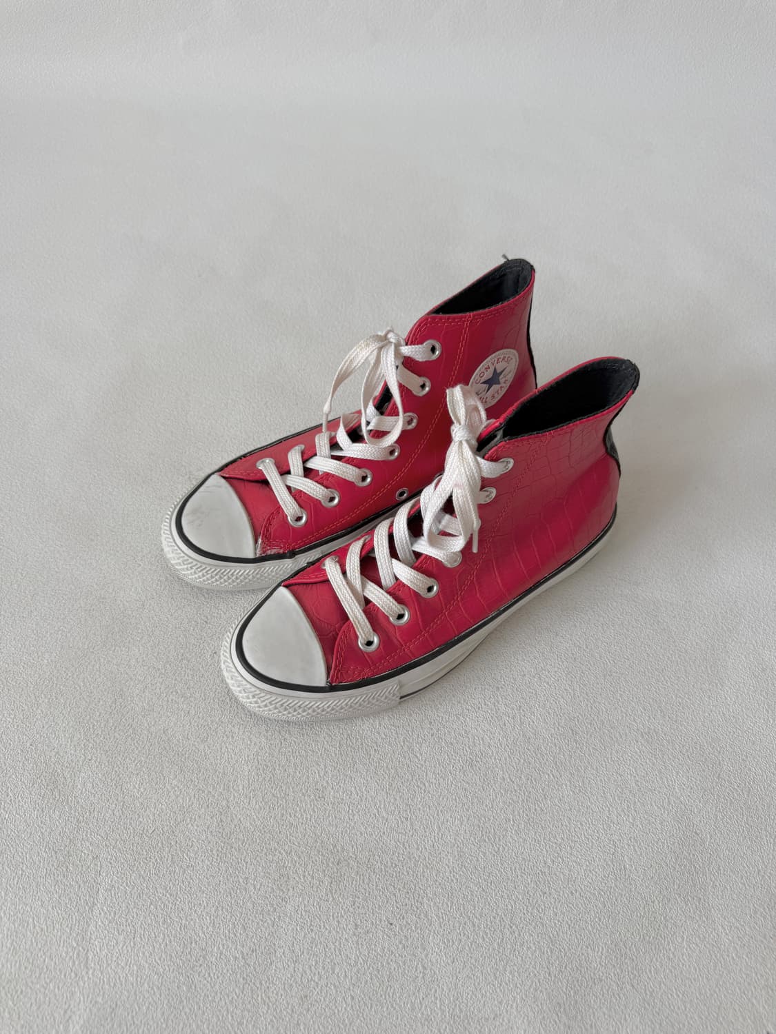 컨버스(Converse) 스투시 크록 레더 하이(13년도 출시,속 깔창X 상품이미지3