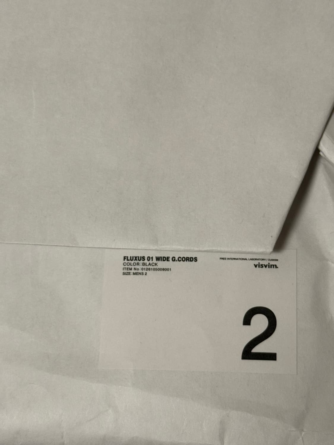 [2] 비즈빔 26ss Fluxus 01Wide G.Cords 상품이미지2