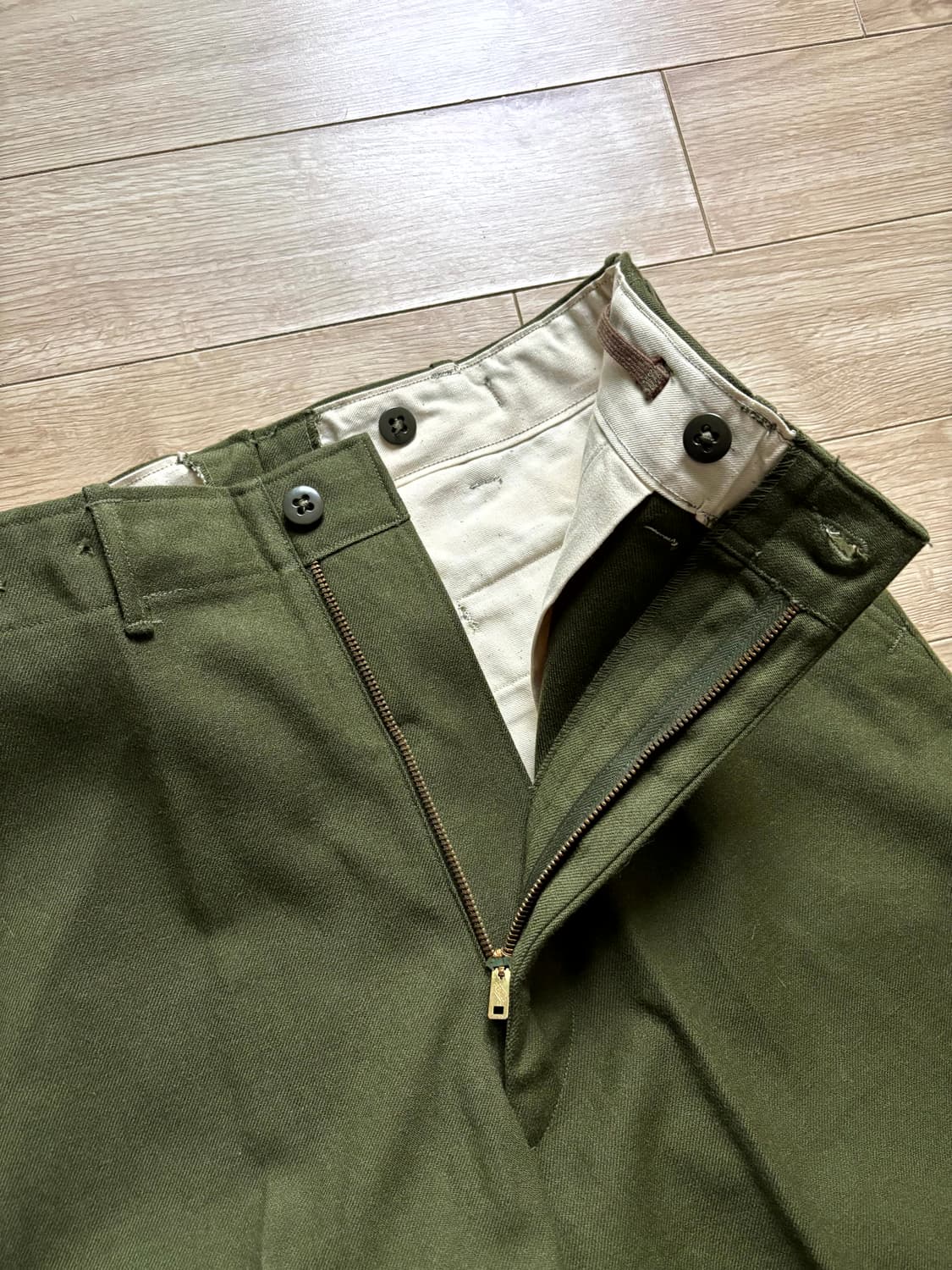60's 미군 M-51 울 필드 팬츠 S-R 데드스탁 상품이미지3