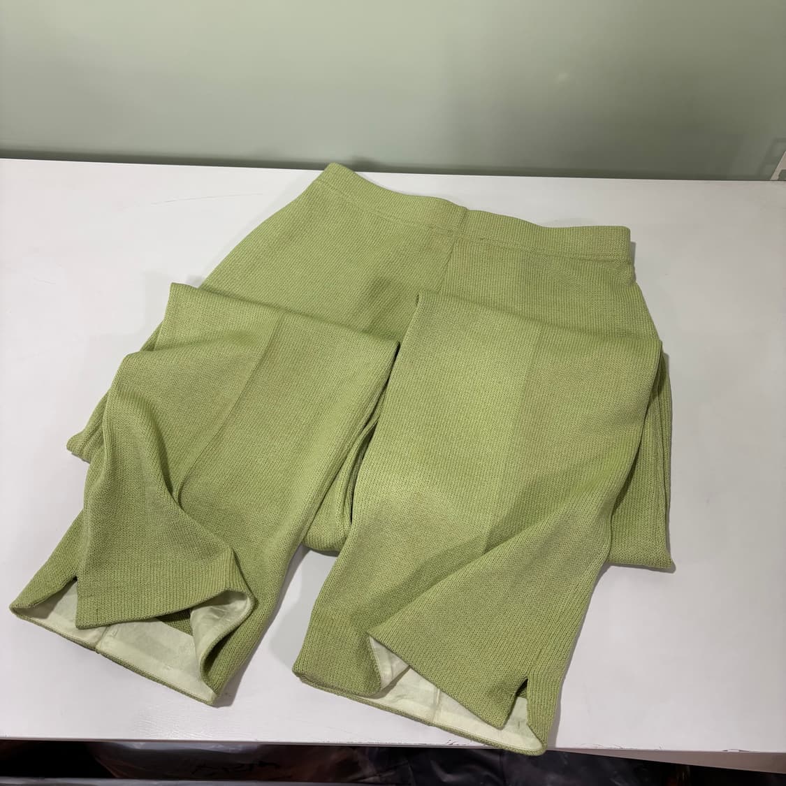 6 27-28 세인트존 녹차 벨티드 니트 슬랙스 상품이미지1