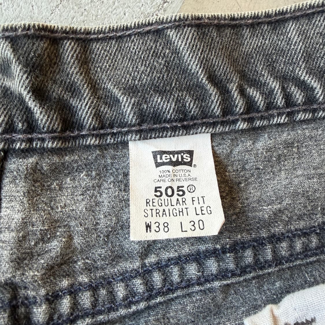 90s usa 리바이스 505 데님 팬츠 상품이미지8