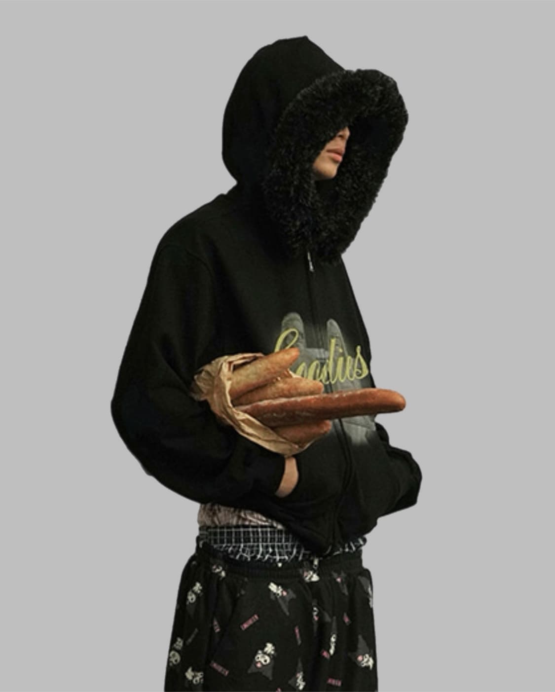 Grailz 투웨이집업 기모 퍼후디 상품이미지1