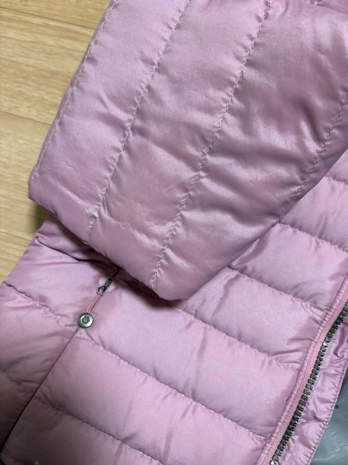 노스페이스 600 구스 다운 경량패딩 베이비 핑크 상품이미지10