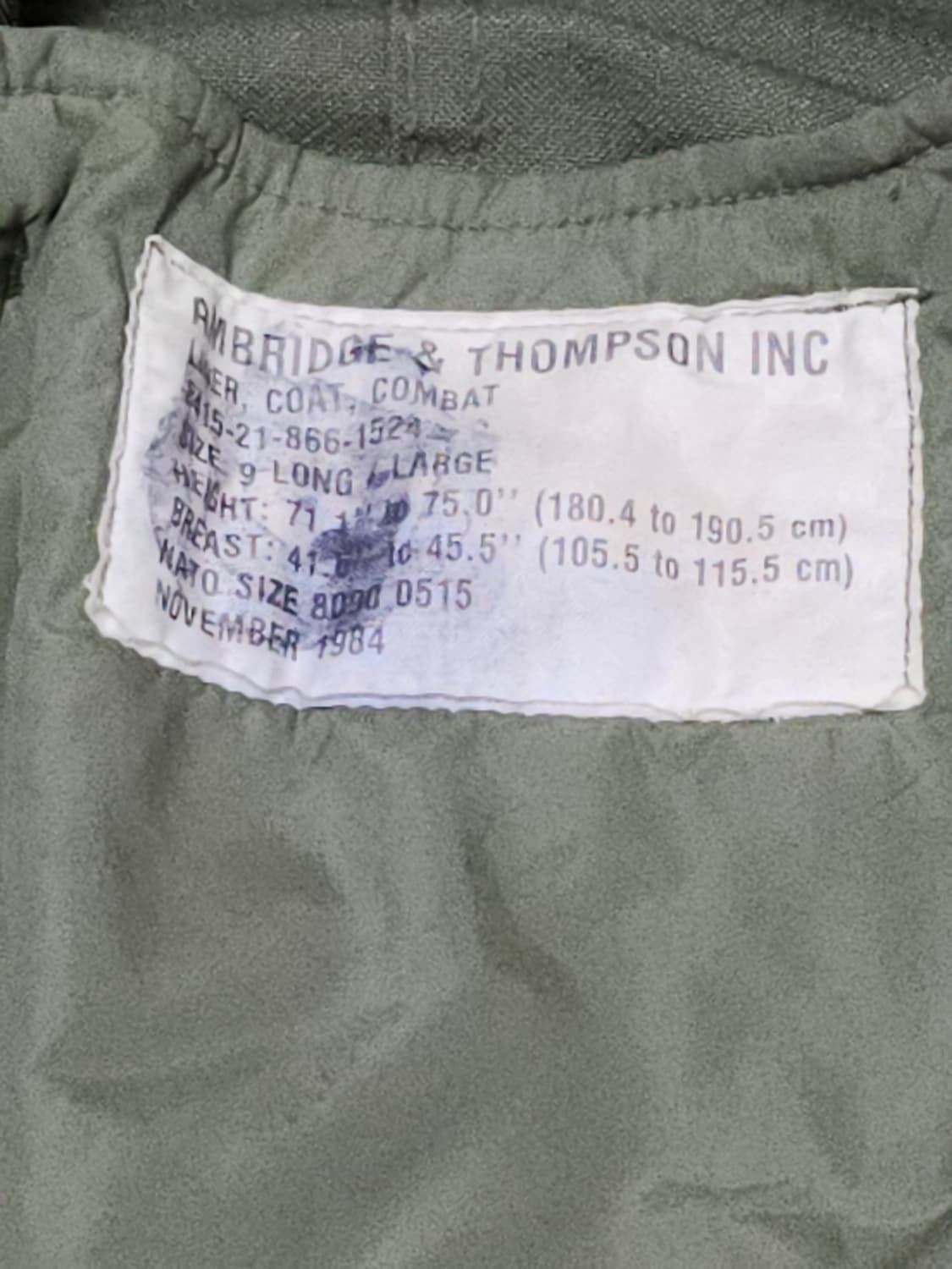 90s캐나다군 mk2 필드자켓 상품이미지9