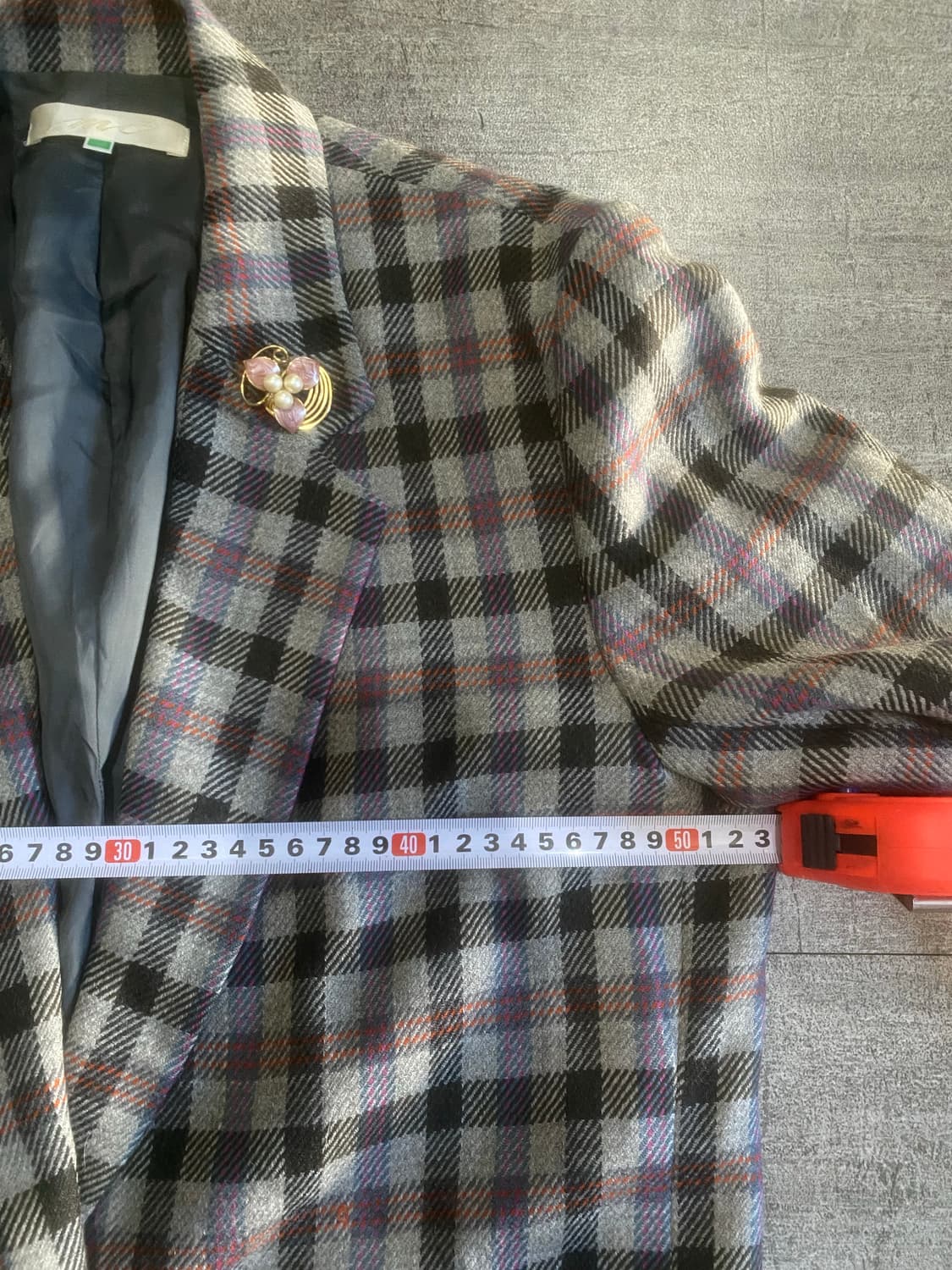 일본빈티지 Mcc 올드스쿨아메카지 복고풍 혁오 블레이저배색자캣 상품이미지2