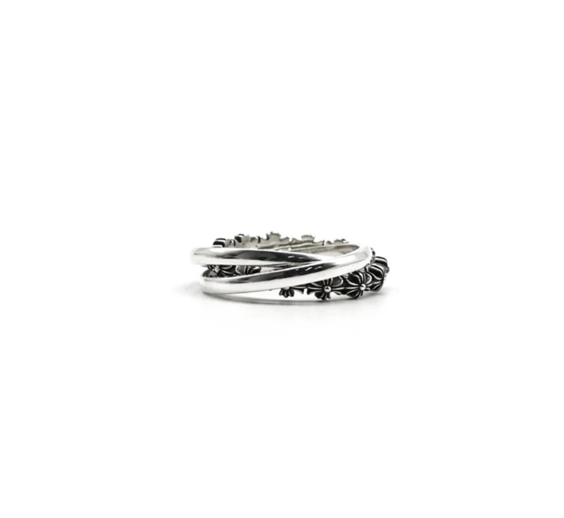 Chrome Hearts Tiny E Plus Triple Ring 상품이미지1