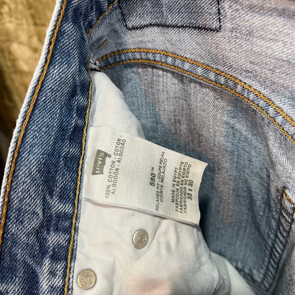 리바이스 550 데님 팬츠 9 상품이미지5