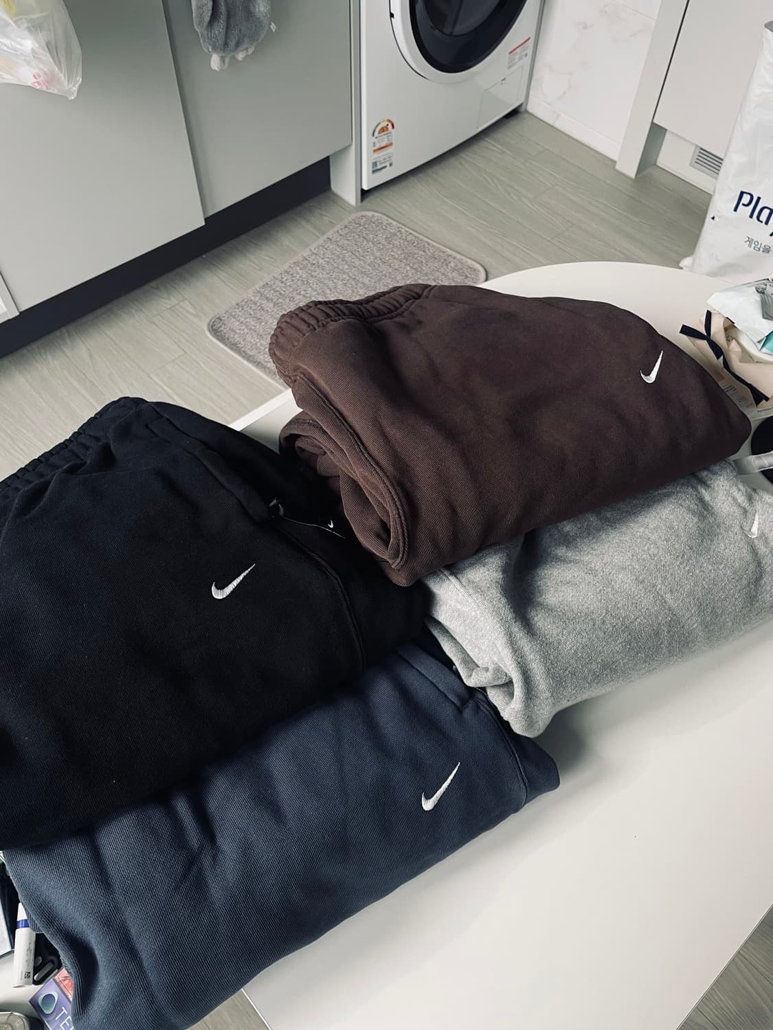 나이키 솔로 스우시 팬츠 XL (기모) 상품이미지2