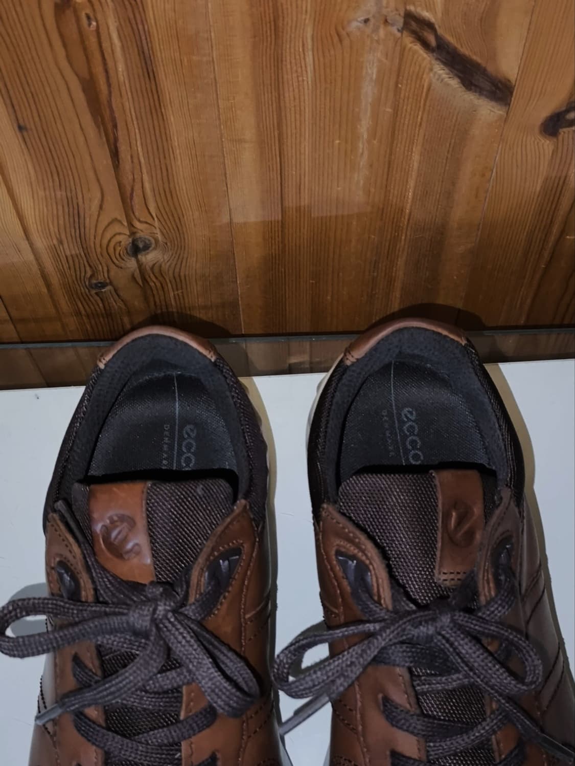 255mm 에코 아스터 소가죽 스니커즈 브라운 상품이미지5