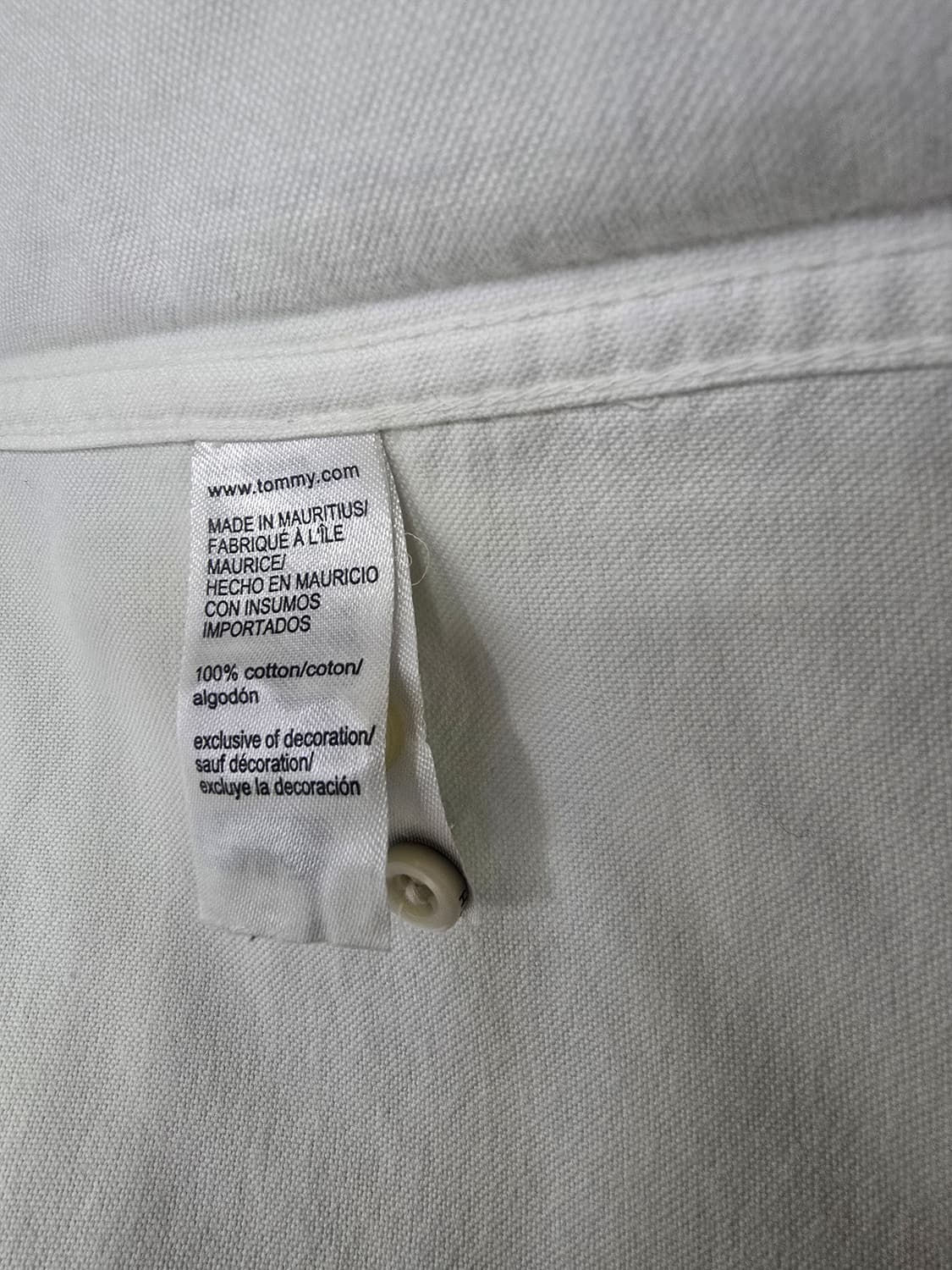 타미힐피거 화이트 옥스포드 셔츠 (1211) 상품이미지4