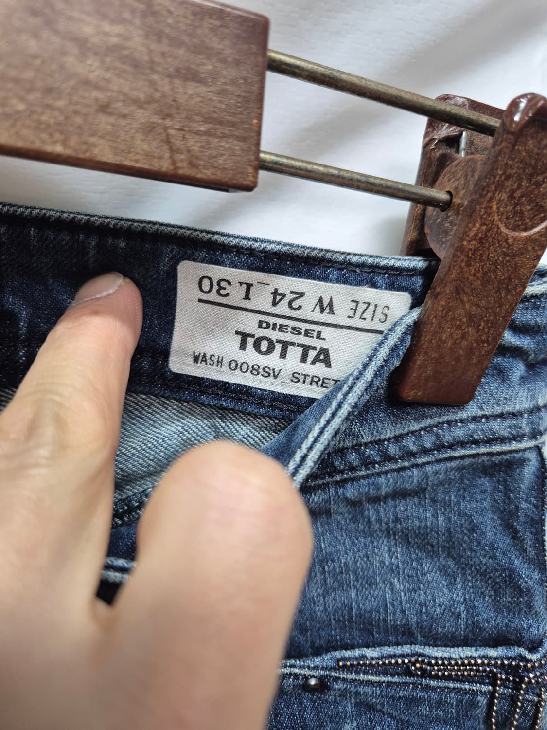 디젤 슬림핏 데님팬츠 상품이미지3