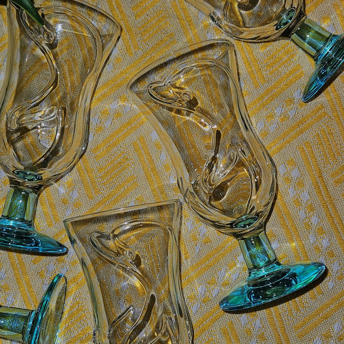 일본 이시즈카 레트로 돌고래 아쿠아 잔 상품이미지6