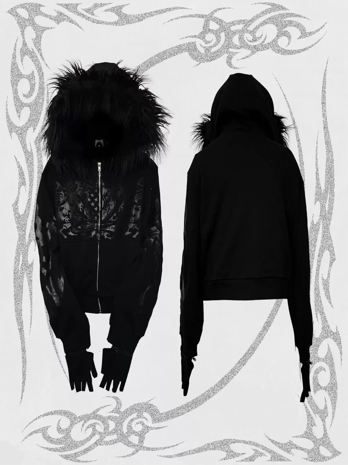 Opium Relic Fur Hoodie 상품이미지1