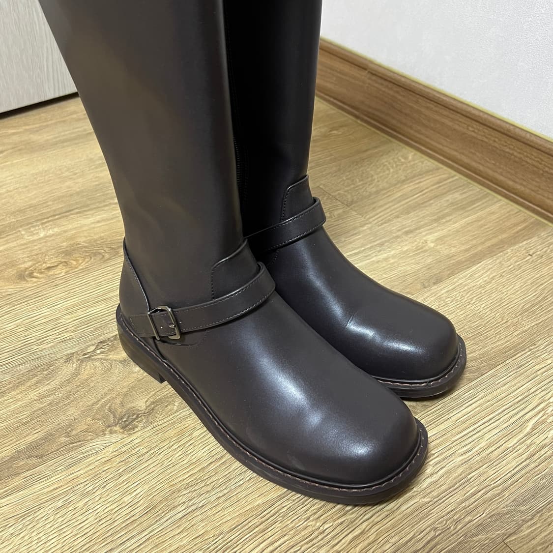 엘칸토 롱부츠 2.5cm 235 브라운 상품이미지6