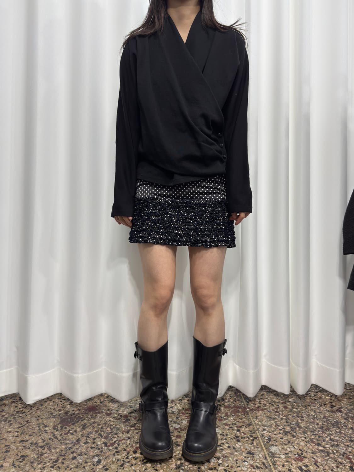 dot frill mini skirt 상품이미지2