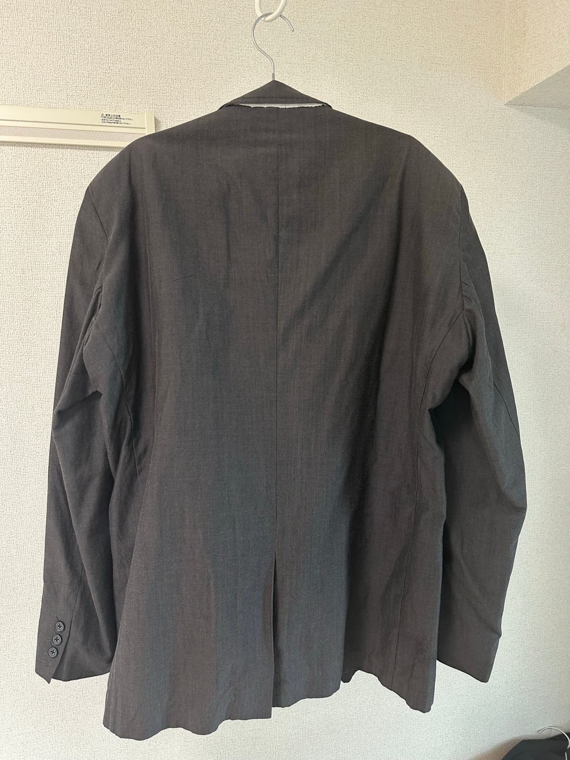 미하라야스히로 23ss light slim blazer grey 상품이미지5
