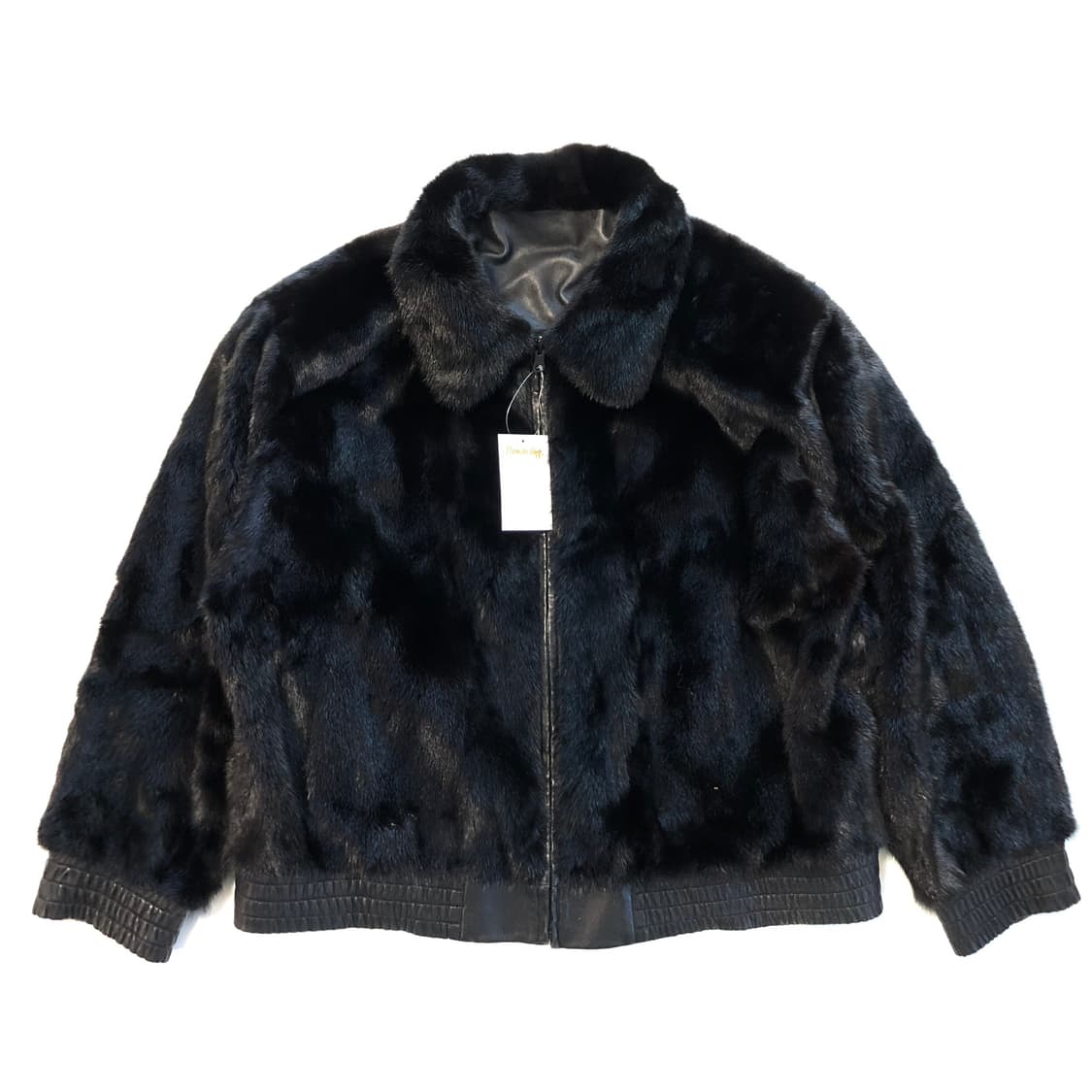 밍크퍼 리버시블 레더자켓 상품이미지4