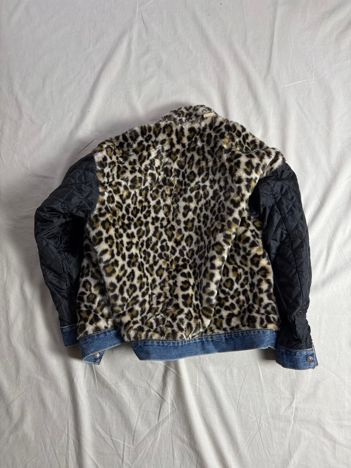 Levis 리바이스 리버시블 레오파드 데님 자켓 M 상품이미지3