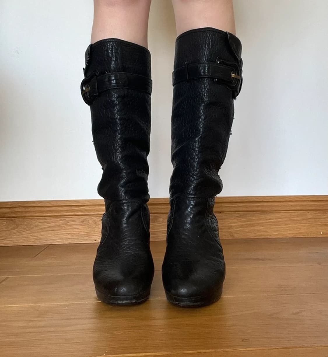 Fendi vintage leather buckle boots 상품이미지2