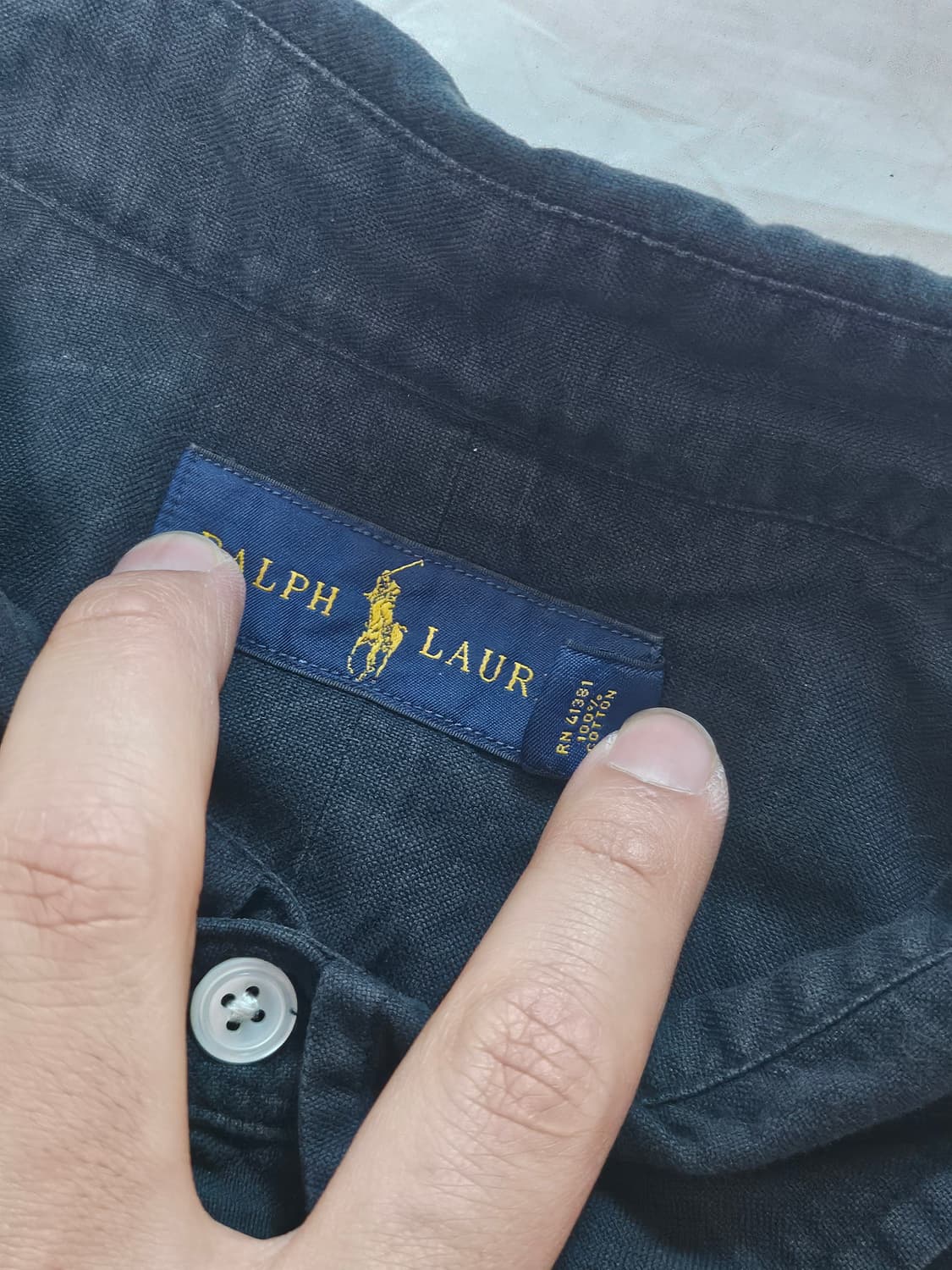 폴로랄프로렌 USA 빅셔츠 블랙 2XL 상품이미지3