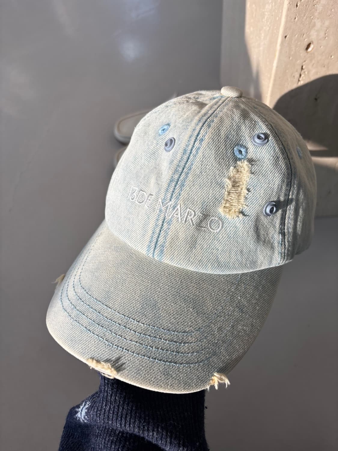 (New) 13de Marzo Denim Cap 상품이미지1