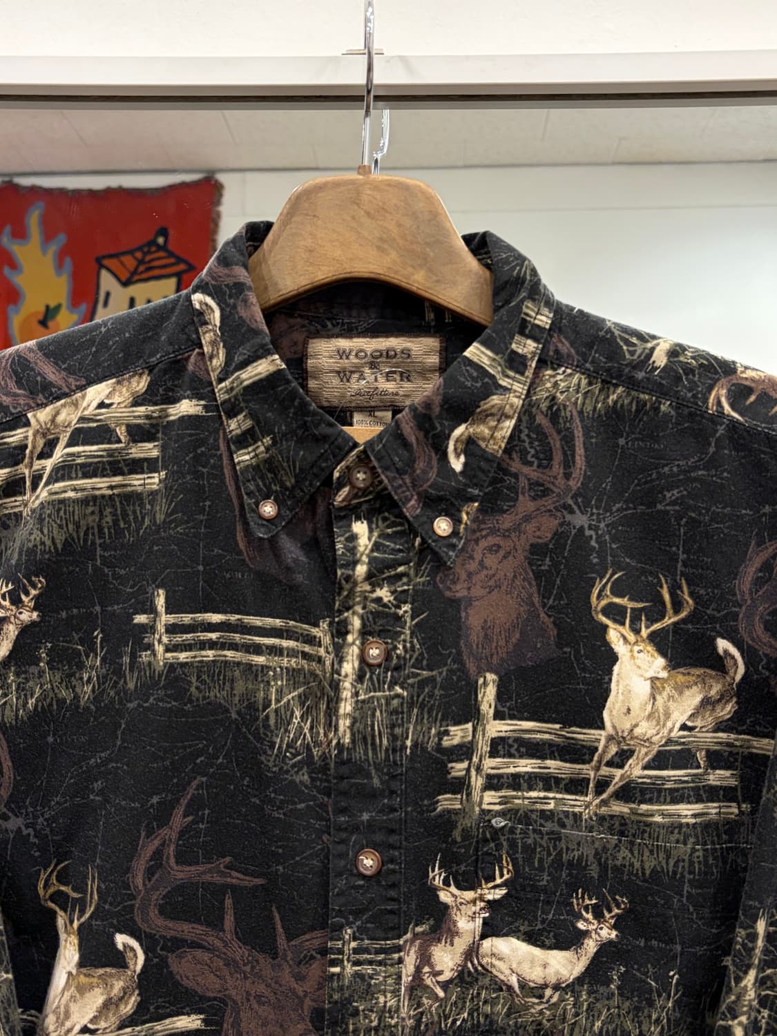 00s Woods&Water 빈티지 헌팅 셔츠 상품이미지3