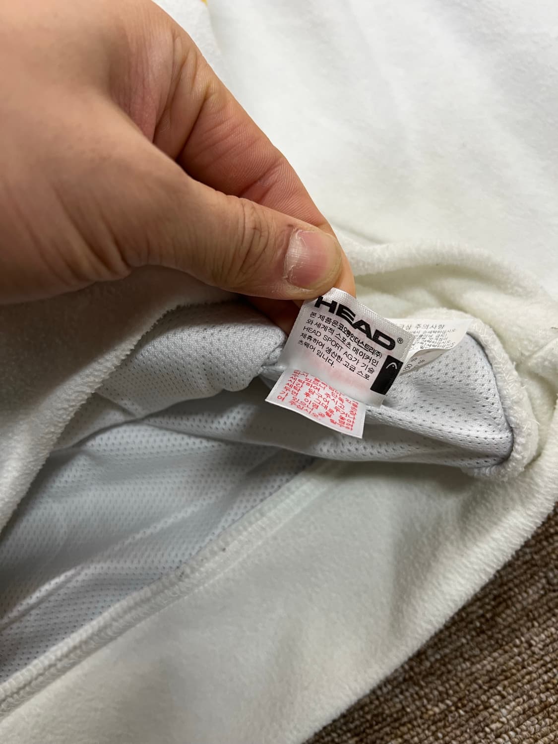 HEAD x 로맨틱크라운 반집업 풀오버 M 상품이미지6