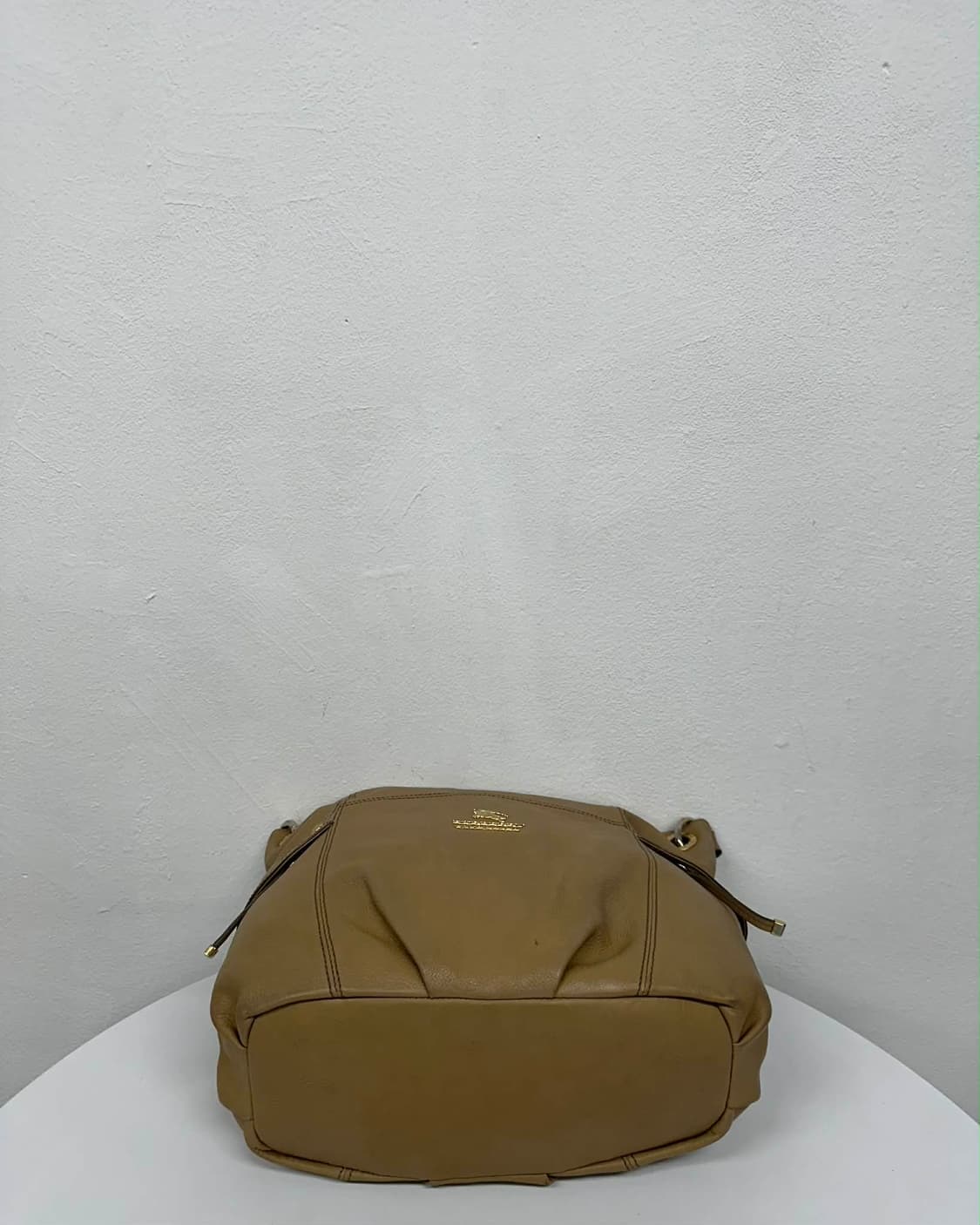 버버리 빈티지 금장 가죽 숄더 쇼퍼백 상품이미지4