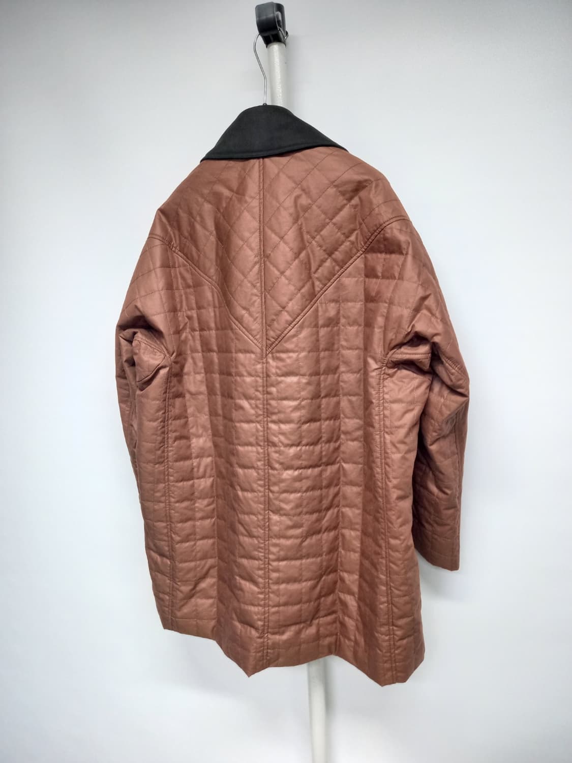 새 시스템 춘추동 퀄팅 루즈박시핏 롱 점퍼 55-77 상품이미지5