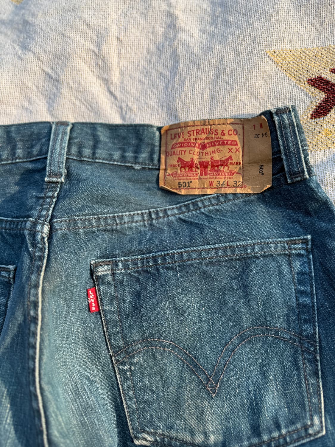 리바이스 501 데님팬츠 34/32  상품이미지7