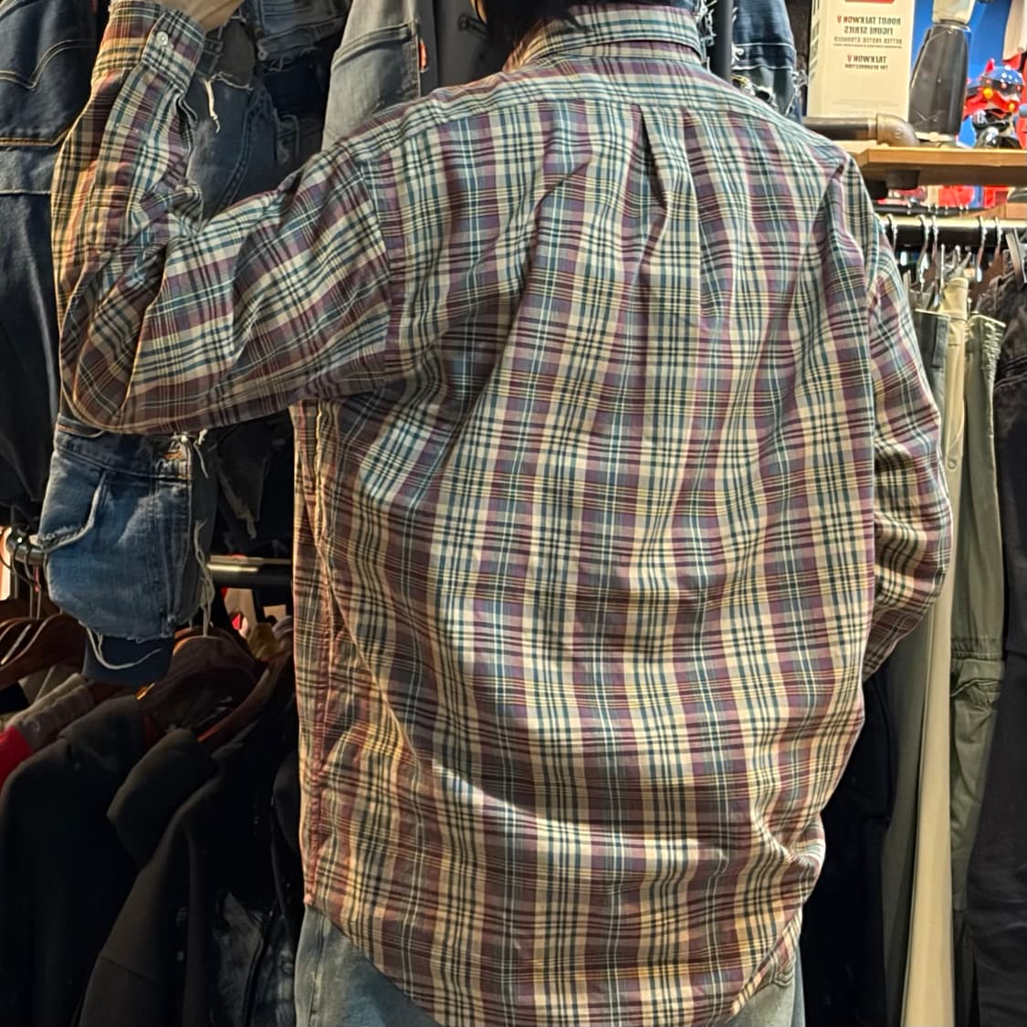 [No.9]Polo 폴로 체크 긴팔셔츠 상품이미지5