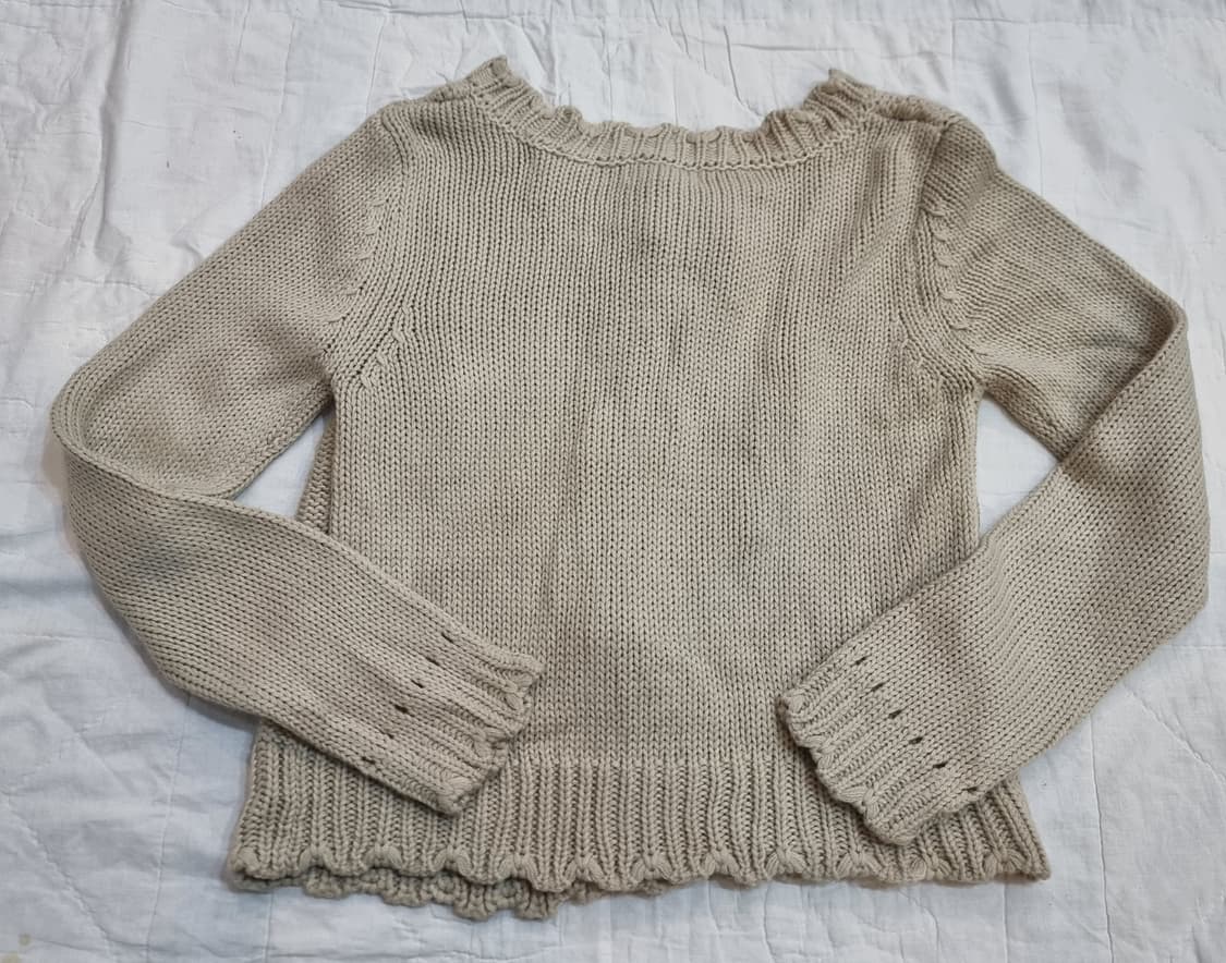 벨벳 리본 꽈배기 가디건 상품이미지3