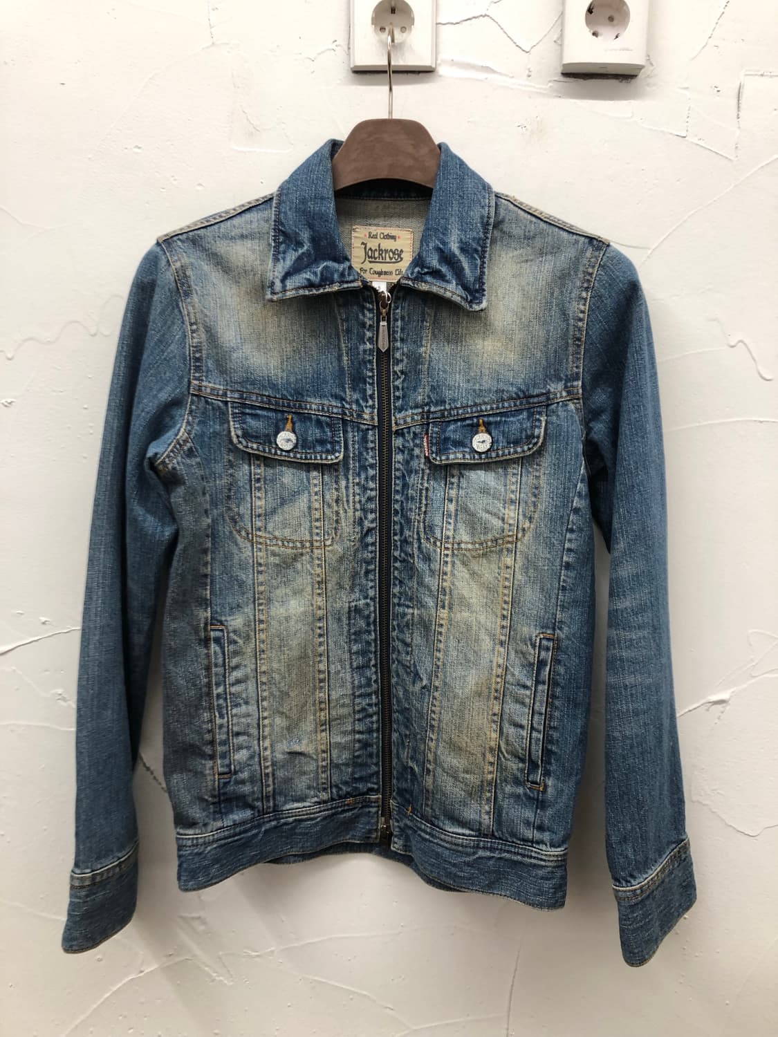 잭 로즈 더티워싱 데님 자켓 상품이미지1