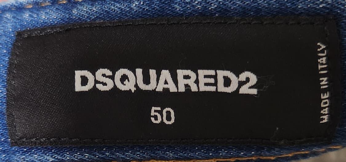 디스퀘어드2 정품 데님 청바지 데미지 워싱진 50 (33-34) 상품이미지5