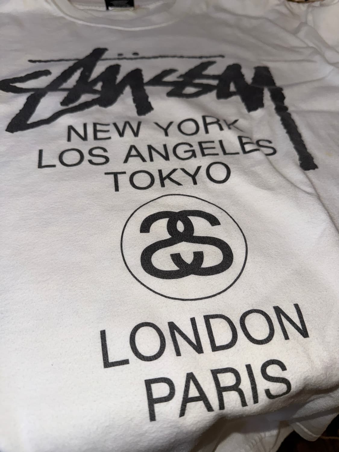 스투시 월드투어 반팔티 XL 상품이미지5