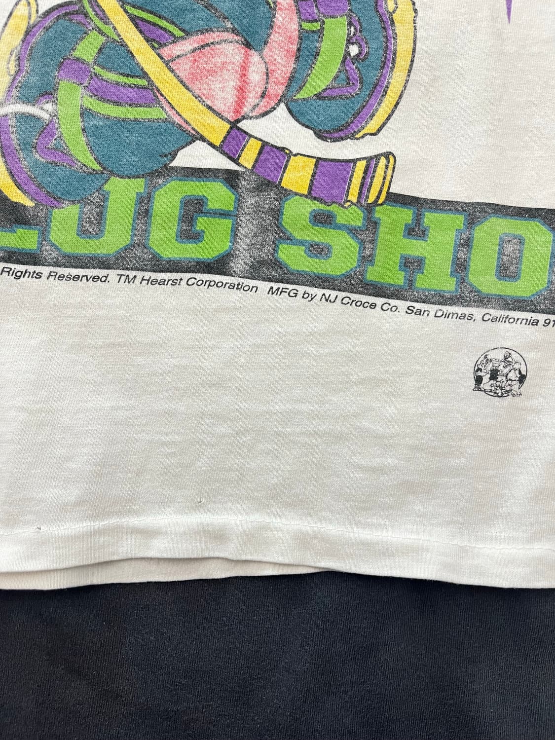 90s USA Murina 빈티지 뽀빠이 하키 싱글스티치 티셔츠 상품이미지9