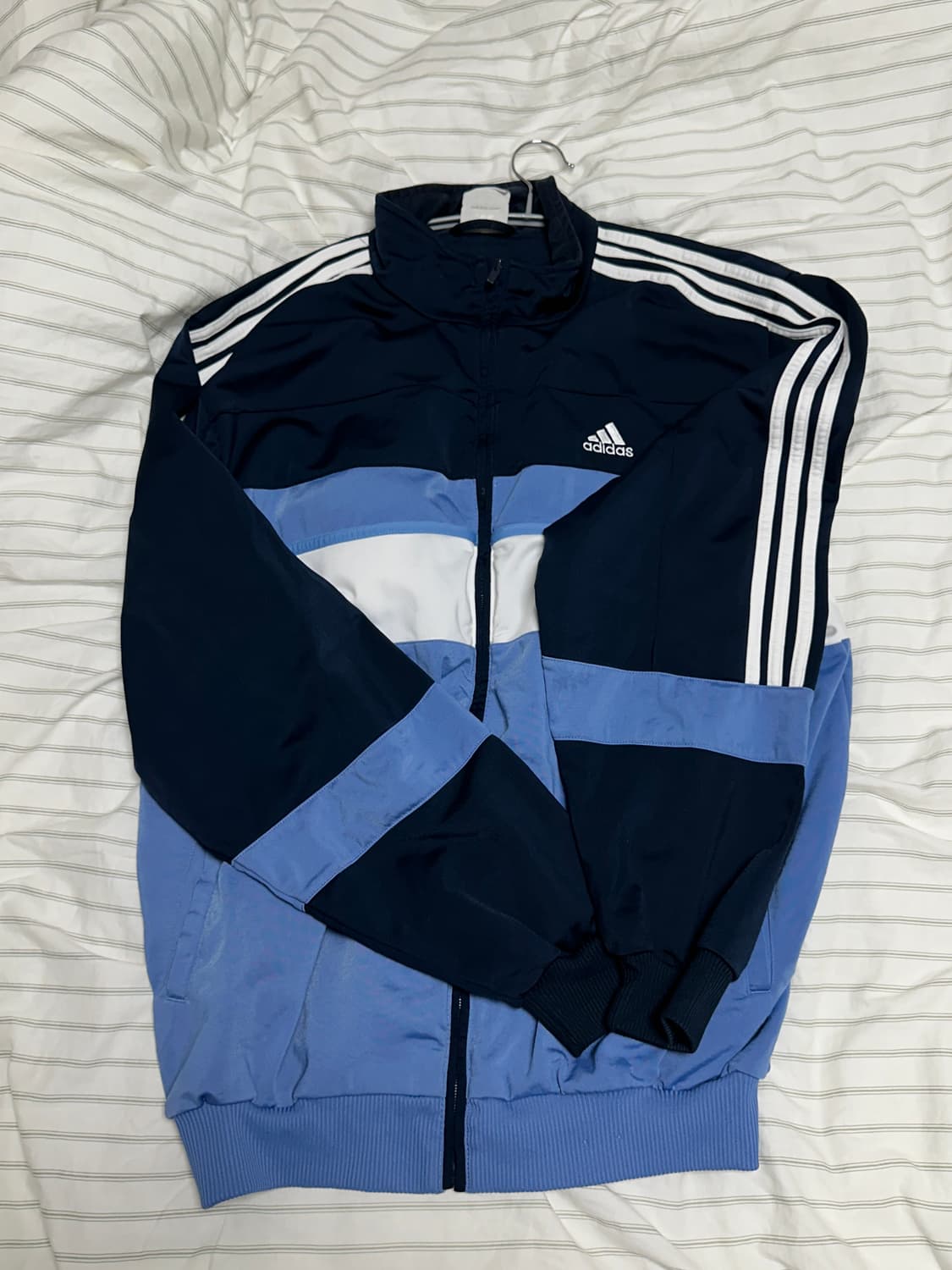 아디다스 네이비 배색 져지 (희귀) 상품이미지1