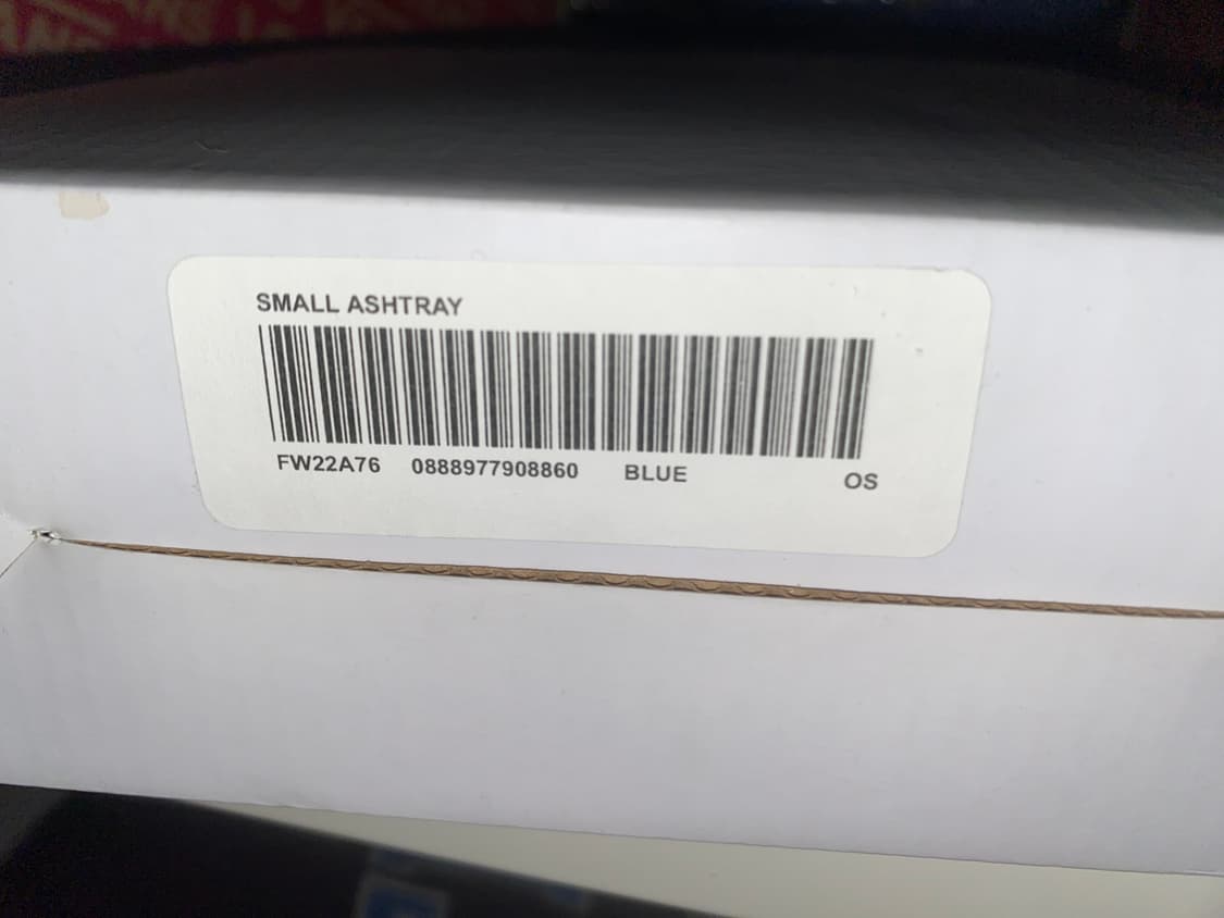 [OS] 슈프림 SMALL ASHTRAY BLUE 상품이미지3