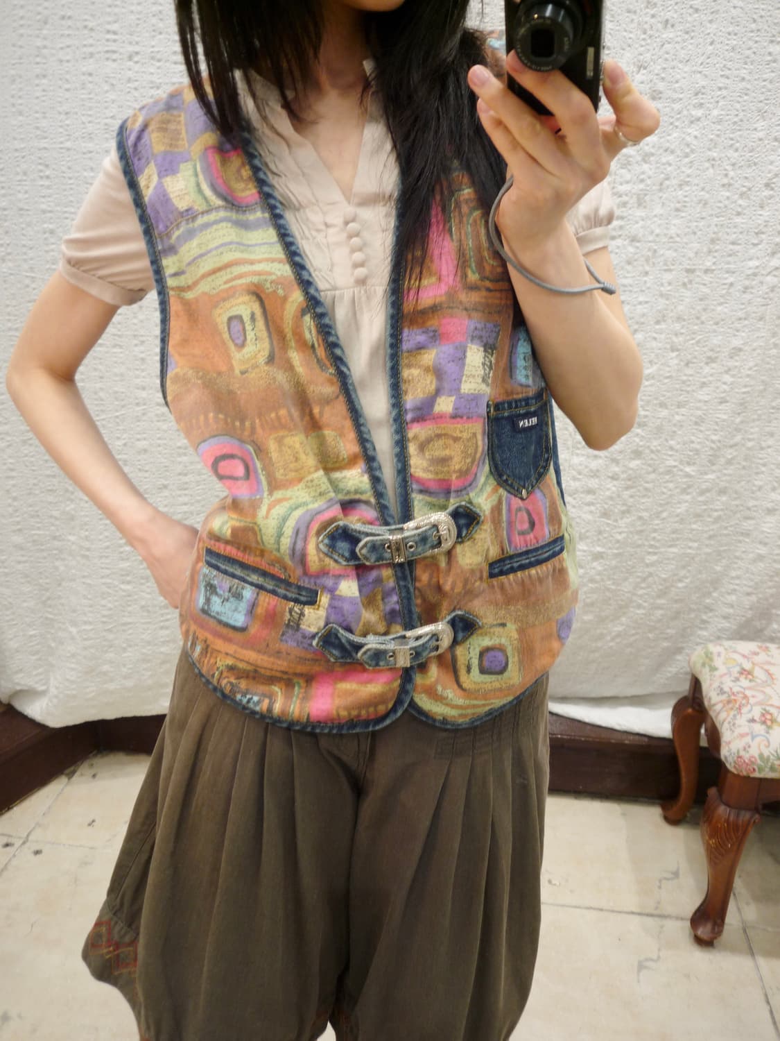 Nomad patch denim vest 상품이미지5
