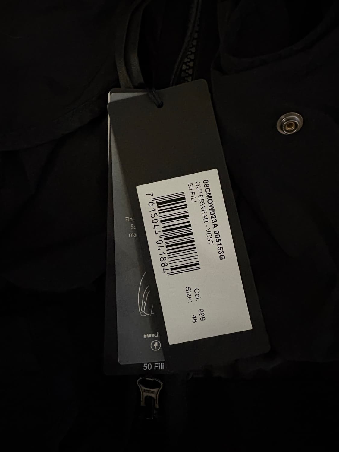 CP Company 블랙 택티컬 조끼 46 상품이미지4