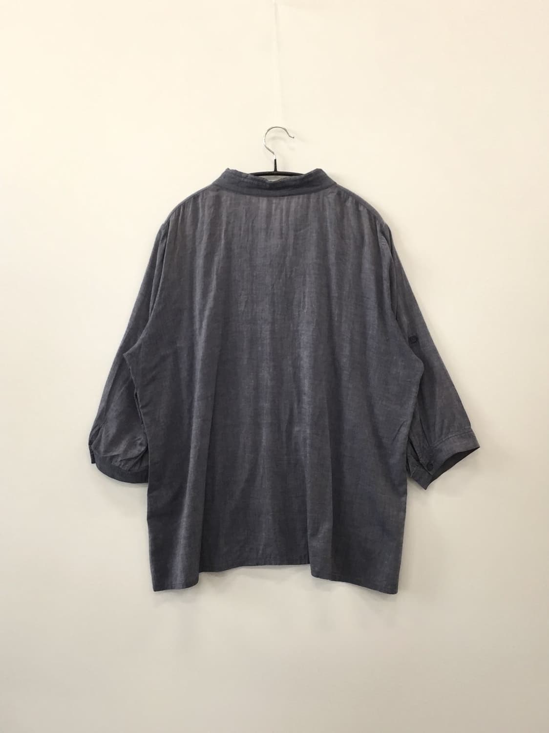 JPN Denim Pintuck Button Detail Shirt 상품이미지5