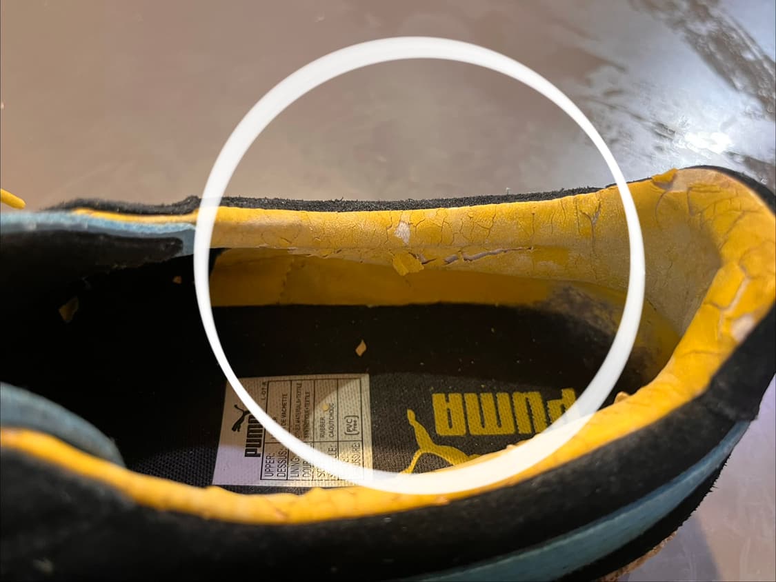 푸마 브라질 스웨이드 스니커즈 블랙/블루 (290mm, 2006년) 상품이미지8