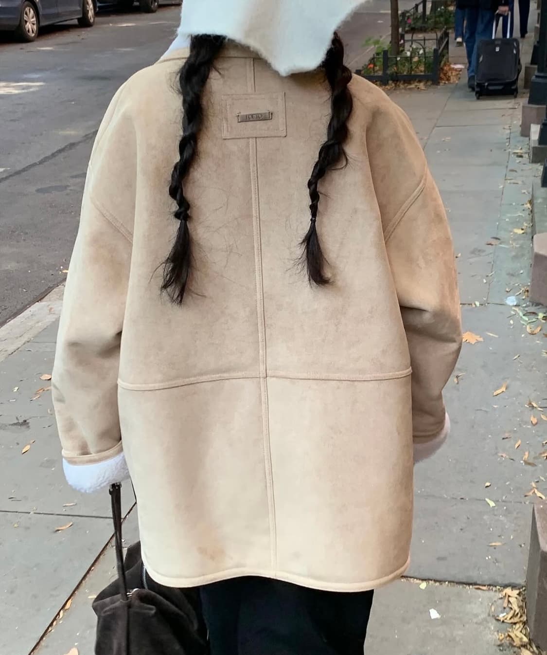 포에토 무스탕 foeto Nutty suede mustang camel 상품이미지2